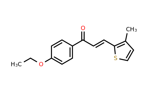 1354941-17-5 | (2E)-1-(4-Ethoxyphenyl)-3-(3-methylthiophen-2-yl)prop-2-en-1-one