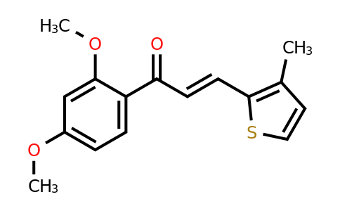 1354942-07-6 | (2E)-1-(2,4-Dimethoxyphenyl)-3-(3-methylthiophen-2-yl)prop-2-en-1-one