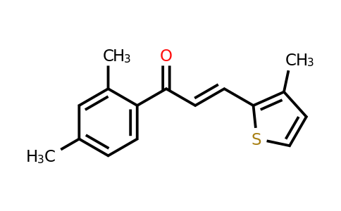 1354942-36-1 | (2E)-1-(2,4-Dimethylphenyl)-3-(3-methylthiophen-2-yl)prop-2-en-1-one
