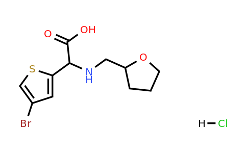 1354949-36-2 | 2-(4-Bromothiophen-2-yl)-2-[(oxolan-2-ylmethyl)amino]acetic acid hydrochloride