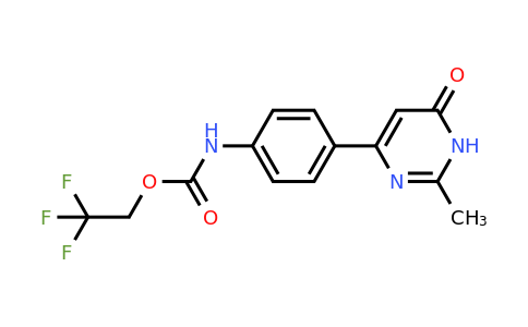 1354950-25-6 | 2,2,2-Trifluoroethyl n-[4-(2-methyl-6-oxo-1,6-dihydropyrimidin-4-yl)phenyl]carbamate