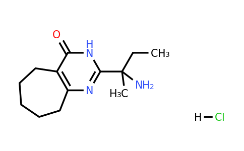 1354950-98-3 | 2-(2-Aminobutan-2-yl)-3,5,6,7,8,9-hexahydro-4h-cyclohepta[d]pyrimidin-4-one hydrochloride