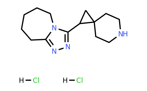 1-{5h,6h,7h,8h,9h-[1,2,4]triazolo[4,3-a]azepin-3-yl}-6-azaspiro[2.5]octane dihydrochloride