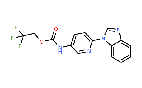 1354953-51-7 | 2,2,2-Trifluoroethyl n-[6-(1h-1,3-benzodiazol-1-yl)pyridin-3-yl]carbamate
