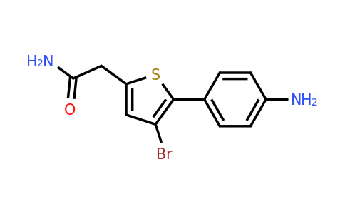 1354953-98-2 | 2-[5-(4-aminophenyl)-4-bromothiophen-2-yl]acetamide