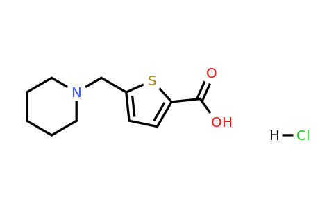 1354960-80-7 | 5-(Piperidin-1-ylmethyl)thiophene-2-carboxylic acid hydrochloride
