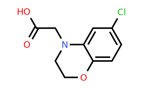 1354962-23-4 | 2-(6-Chloro-3,4-dihydro-2h-1,4-benzoxazin-4-yl)acetic acid