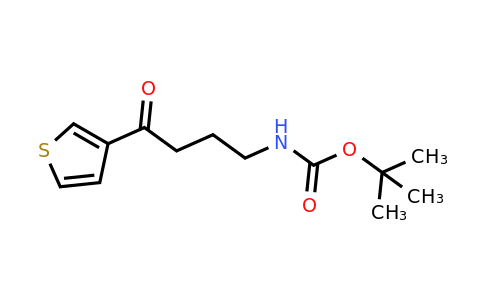 1355180-84-5 | Tert-butyl (4-oxo-4-(thiophen-3-yl)butyl)carbamate
