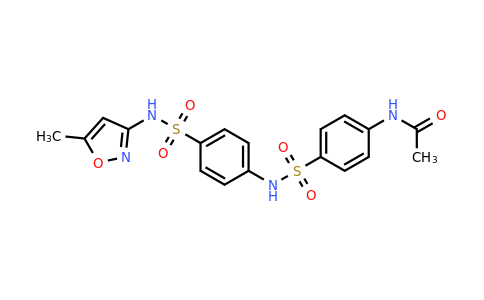 135529-19-0 | N-(4-(N-(4-(N-(5-methylisoxazol-3-yl)sulfamoyl)phenyl)sulfamoyl)phenyl)acetamide