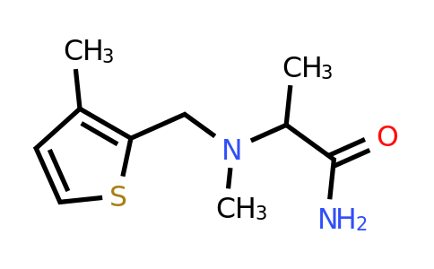 1355457-36-1 | 2-(Methyl((3-methylthiophen-2-yl)methyl)amino)propanamide
