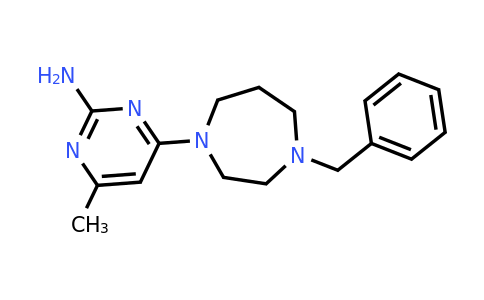1355486-67-7 | 4-(4-Benzyl-1,4-diazepan-1-yl)-6-methylpyrimidin-2-amine