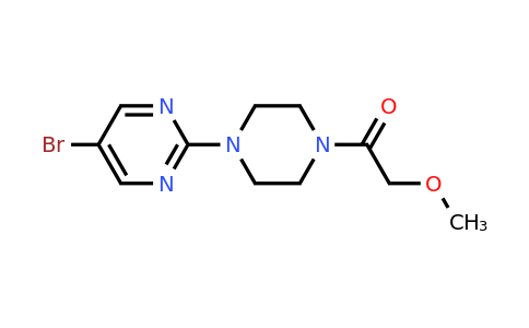 1355495-73-6 | 1-(4-(5-Bromopyrimidin-2-yl)piperazin-1-yl)-2-methoxyethan-1-one