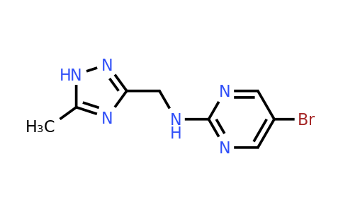 1355521-68-4 | 5-Bromo-N-((5-methyl-1h-1,2,4-triazol-3-yl)methyl)pyrimidin-2-amine