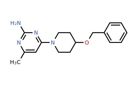 1355818-81-3 | 4-(4-(Benzyloxy)piperidin-1-yl)-6-methylpyrimidin-2-amine