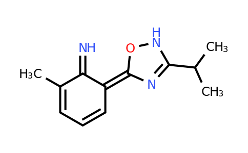6-(3-Isopropyl-1,2,4-oxadiazol-5(2h)-ylidene)-2-methylcyclohexa-2,4-dien-1-imine