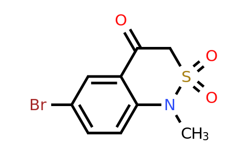 13568-96-2 | 6-Bromo-1-methyl-1H-benzo[c][1,2]thiazin-4(3H)-one 2,2-dioxide