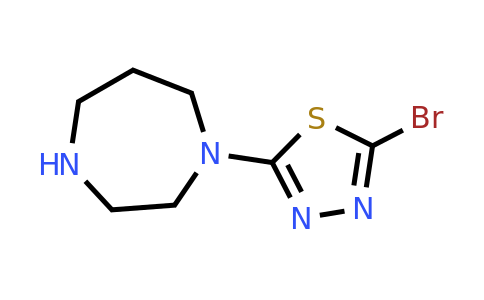 1357147-39-7 | 2-Bromo-5-(1,4-diazepan-1-yl)-1,3,4-thiadiazole