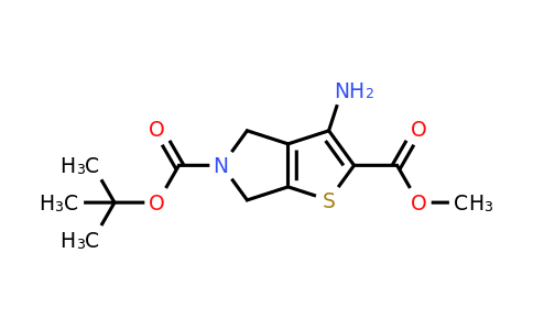 1357948-71-0 | 5H-Thieno[2,3-c]pyrrole-2,5-dicarboxylic acid, 3-amino-4,6-dihydro-, 5-(1,1-dimethylethyl) 2-methyl ester