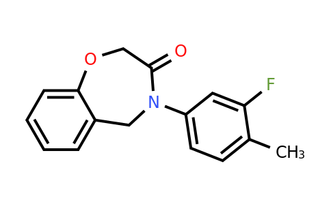 1359410-68-6 | 4-(3-Fluoro-4-methylphenyl)-4,5-dihydrobenzo[f][1,4]oxazepin-3(2H)-one