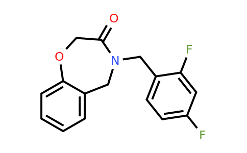 1359553-91-5 | 4-(2,4-Difluorobenzyl)-4,5-dihydrobenzo[f][1,4]oxazepin-3(2H)-one