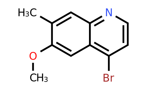 1359703-75-5 | 4-Bromo-6-methoxy-7-methylquinoline