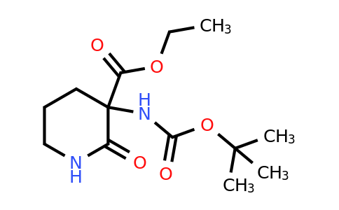 1360547-42-7 | Ethyl 3-((tert-butoxycarbonyl)amino)-2-oxopiperidine-3-carboxylate