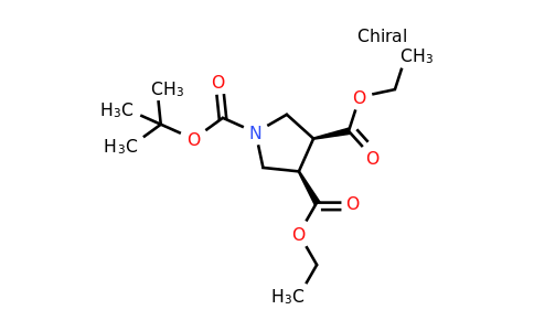 1360547-54-1 | cis-N-Boc-pyrrolidine-3,4-dicarboxylic acid diethyl ester