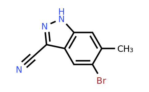 1360885-57-9 | 5-Bromo-6-methyl-1H-indazole-3-carbonitrile