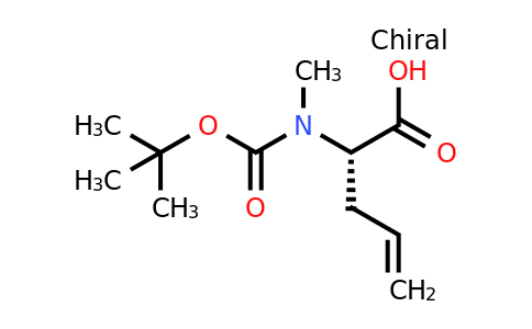136092-76-7 | (S)-2-((tert-Butoxycarbonyl)(methyl)amino)pent-4-enoic acid