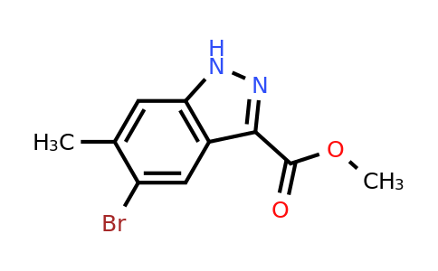 1360928-27-3 | Methyl 5-bromo-6-methyl-1H-indazole-3-carboxylate