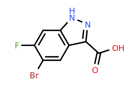 1360928-47-7 | 5-Bromo-6-fluoro-1H-indazole-3-carboxylic acid