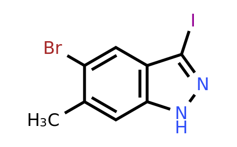 1360954-43-3 | 5-Bromo-3-iodo-6-methyl-1H-indazole