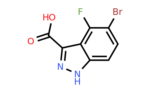 1360958-33-3 | 5-Bromo-4-fluoro-1h-indazole-3-carboxylicacid