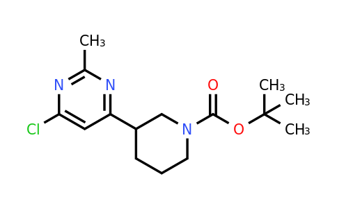 1361116-19-9 | tert-Butyl 3-(6-chloro-2-methylpyrimidin-4-yl)piperidine-1-carboxylate