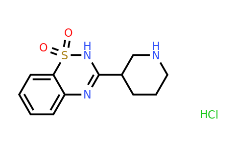 1361118-56-0 | 3-piperidin-3-yl-2h-benZo[1,2,4]thiadiazine 1,1-dioxide hydrochloride