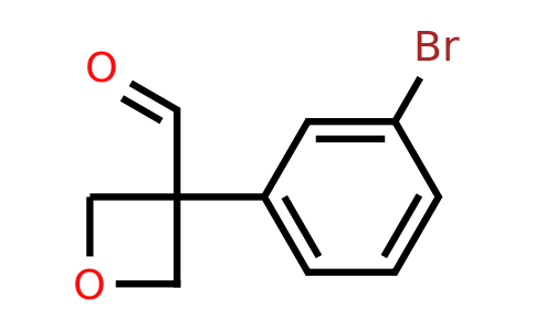 1363381-25-2 | 3-(3-Bromophenyl)oxetane-3-carbaldehyde