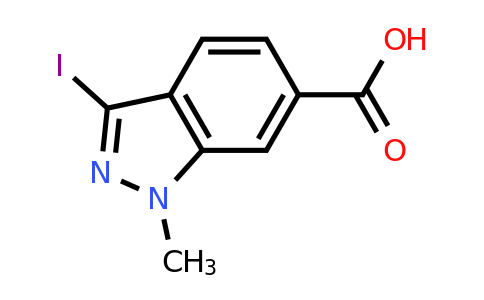 1363381-70-7 | 3-Iodo-1-methyl-1H-indazole-6-carboxylic acid