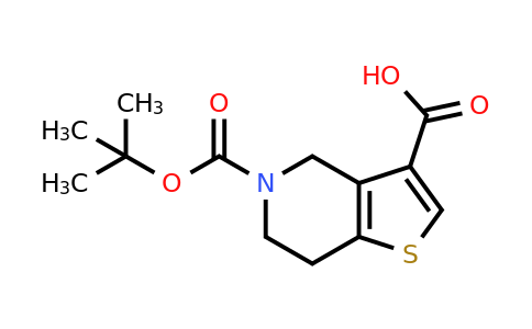 1363382-28-8 | 5-(tert-Butoxycarbonyl)-4,5,6,7-tetrahydrothieno[3,2-c]pyridine-3-carboxylic acid