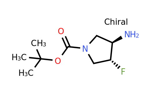 1363382-79-9 | rel-tert-Butyl (3R,4R)-3-amino-4-fluoropyrrolidine-1-carboxylate