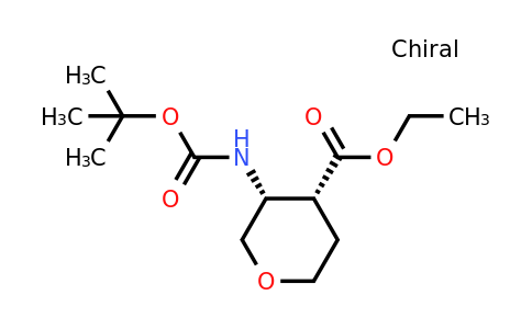 1363404-85-6 | Cis-ethyl 3-((tert-butoxycarbonyl)amino)tetrahydro-2H-pyran-4-carboxylate