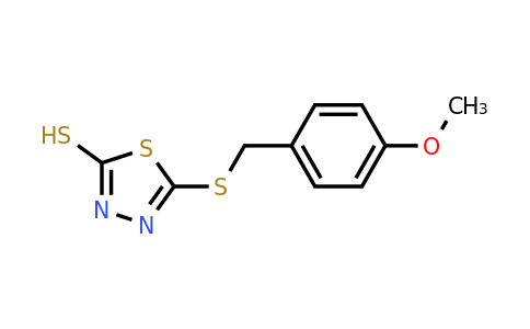 136384-20-8 | 5-{[(4-methoxyphenyl)methyl]sulfanyl}-1,3,4-thiadiazole-2-thiol