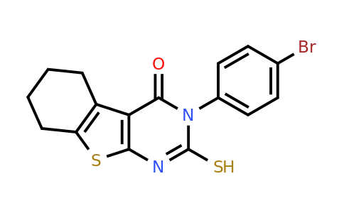 136386-74-8 | 4-(4-Bromophenyl)-5-sulfanyl-8-thia-4,6-diazatricyclo[7.4.0.0,2,7]trideca-1(9),2(7),5-trien-3-one