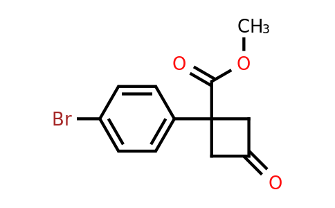 1364663-42-2 | Methyl 1-(4-bromophenyl)-3-oxocyclobutane-1-carboxylate