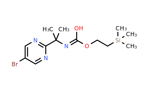 1364719-02-7 | 2-(Trimethylsilyl)ethyl (2-(5-bromopyrimidin-2-yl)propan-2-yl)carbamate