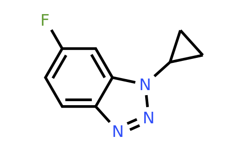 1365271-45-9 | 1-Cyclopropyl-6-fluoro-1,2,3-benzotriazole