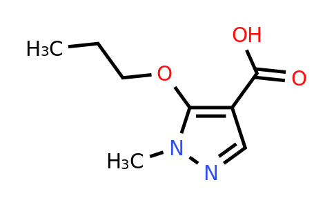 1-methyl-5-propoxy-1H-pyrazole-4-carboxylic acid