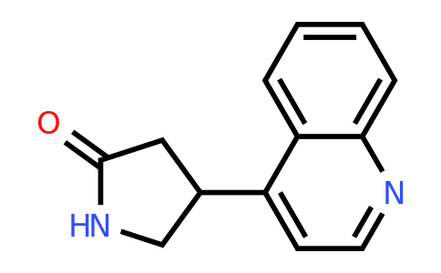 1366825-18-4 | 4-(Quinolin-4-yl)pyrrolidin-2-one