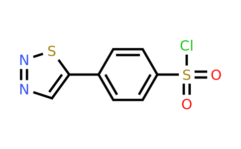 1367928-80-0 | 4-(1,2,3-Thiadiazol-5-yl)benzene-1-sulfonyl chloride