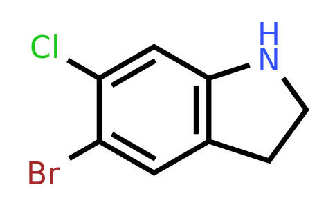 1368146-95-5 | 5-Bromo-6-chloro-2,3-dihydro-1h-indole
