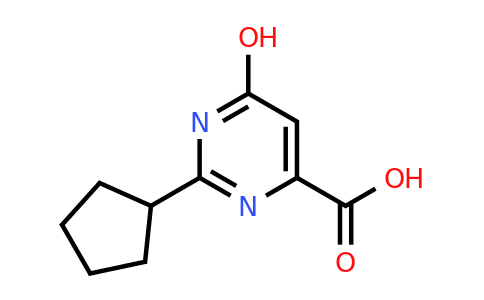 1368444-27-2 | 2-Cyclopentyl-6-hydroxypyrimidine-4-carboxylic acid